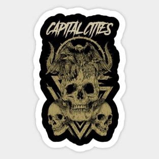 CAPITAL CITIES BAND Sticker